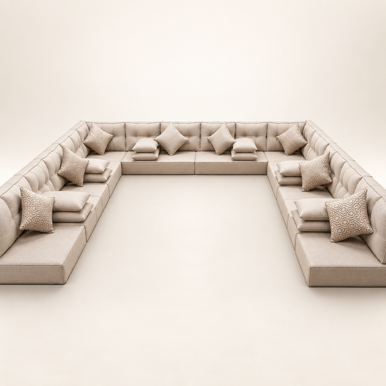 Soft Edge Majlis Seating