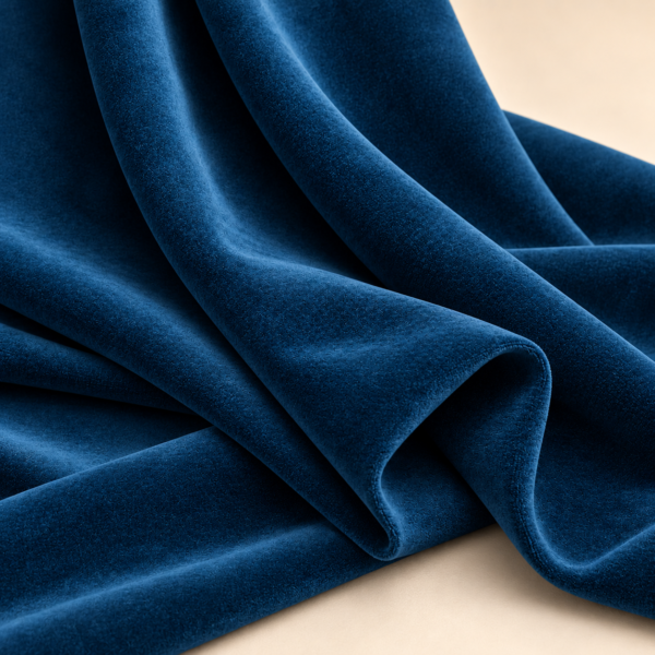 Luxurious Deep Teal Velvet Folds